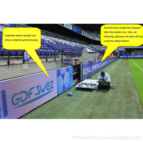 P10 Outdoor Light Weight High Resolution Perimeter Display for Advertising